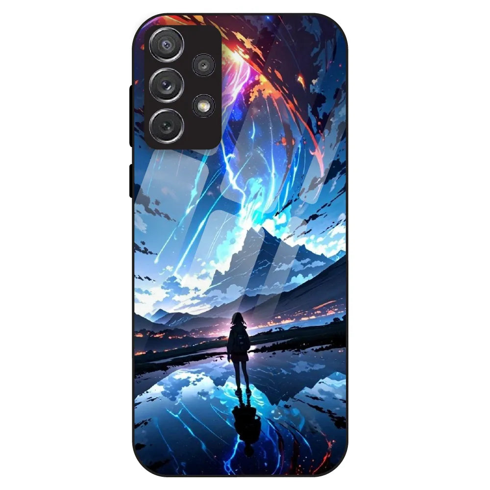 Dreamscape Sky - Glass Case For Samsung Galaxy A72