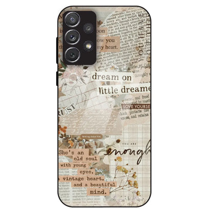 Vintage Quote - Glass Case For Samsung Galaxy A72