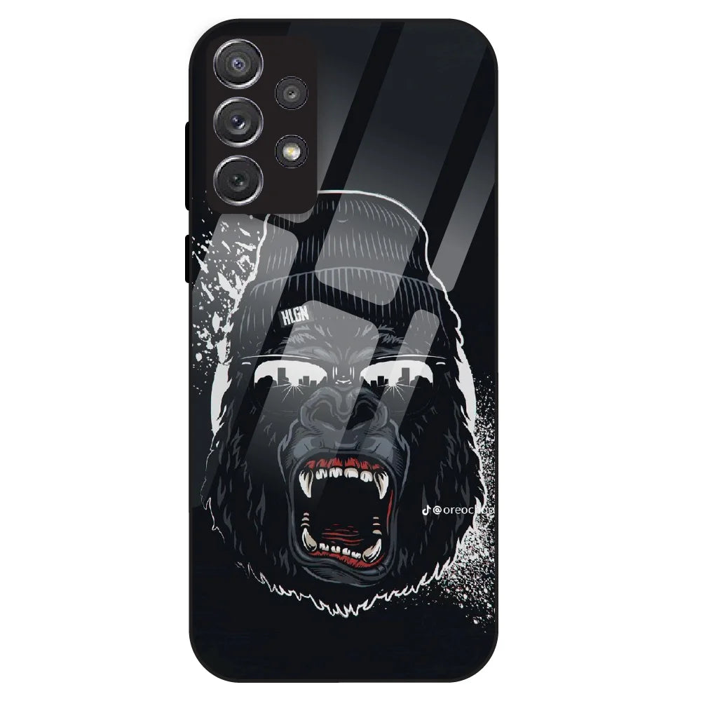 Savage Gorilla Street - Glass Case For Samsung Galaxy A72