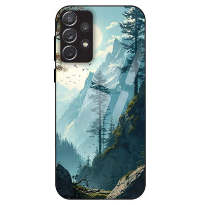 Mountain Landscape - Glass Case For Samsung Galaxy A72