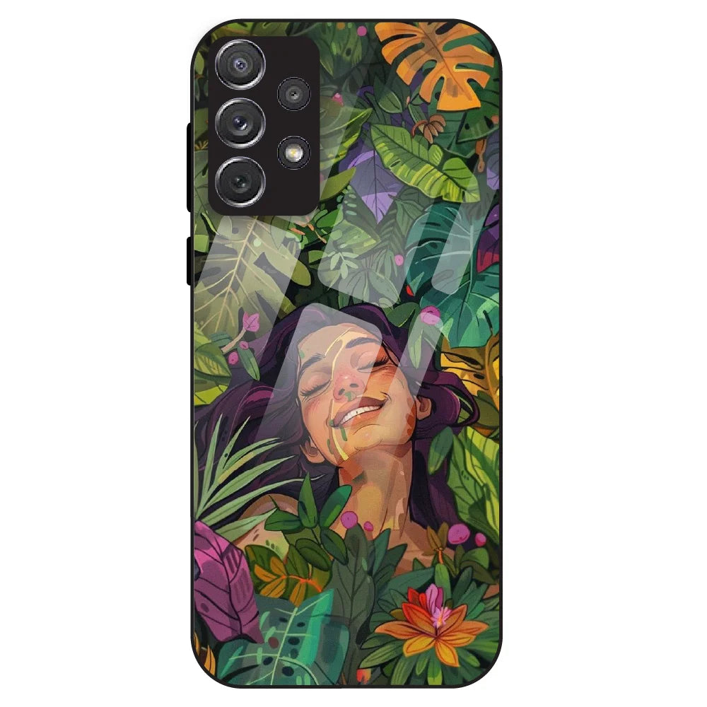 Nature Bliss Aesthetic - Glass Case For Samsung Galaxy A72