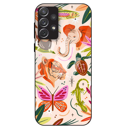 Wild Jungle Creatures - Glass Case For Samsung Galaxy A72