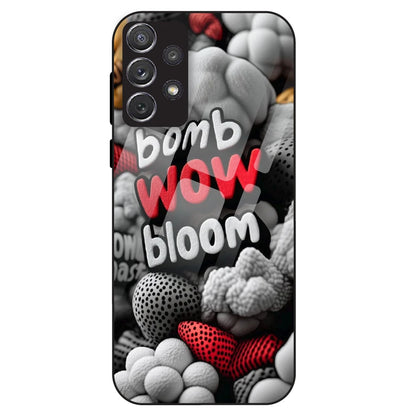 Urban Pop Text Aesthetic - Glass Case For Samsung Galaxy A72