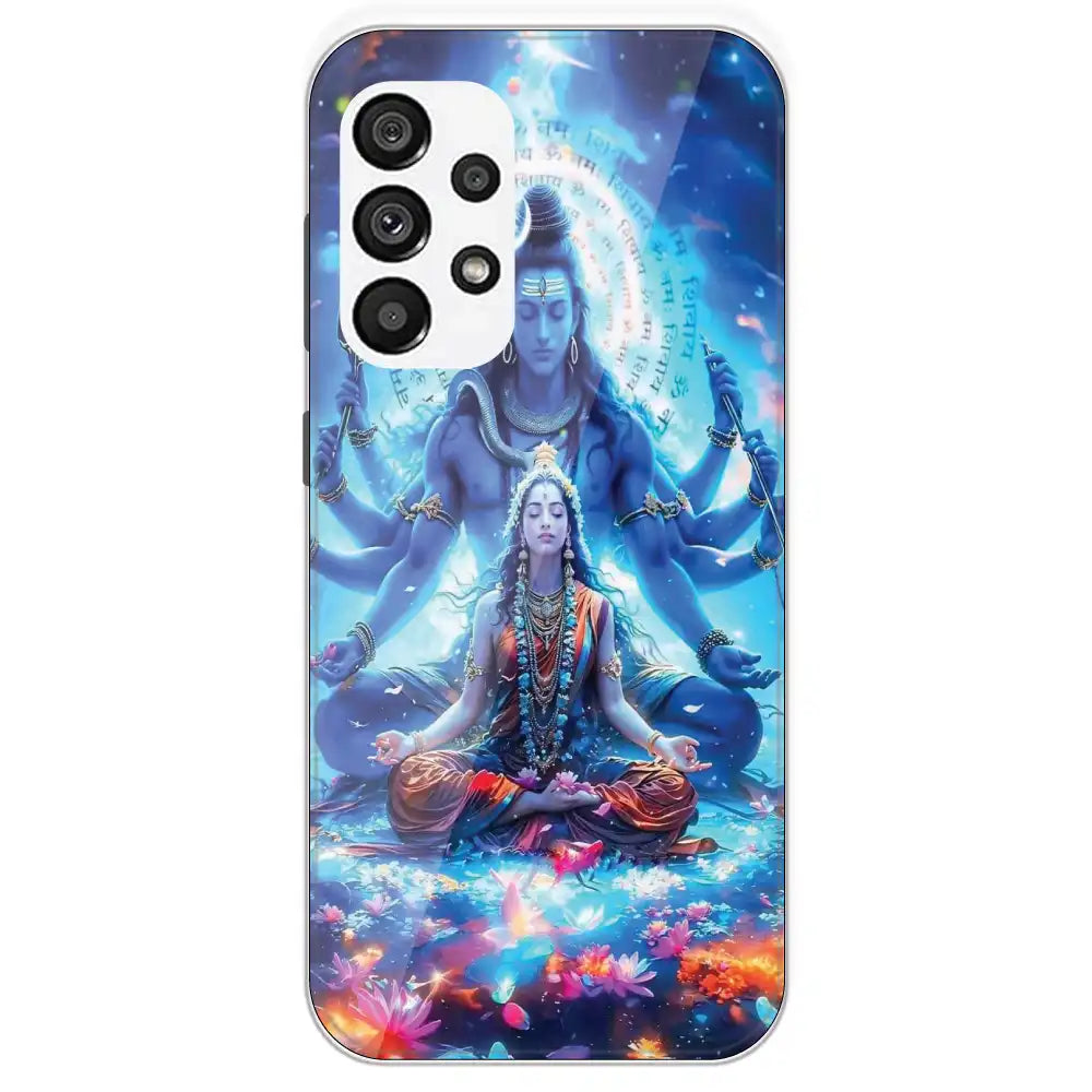 Shiv Parvati - Printed Silicone Case For Samsung Galaxy A73