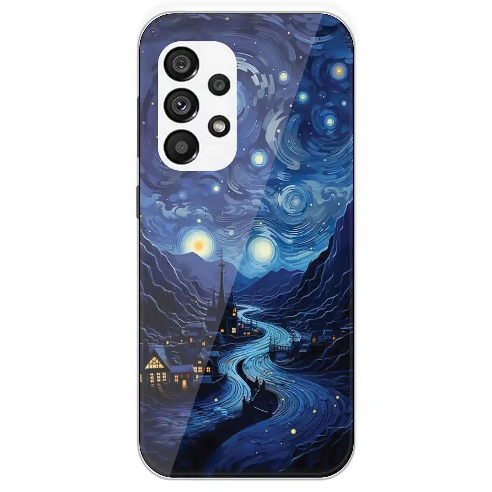 The Starry Night - Printed Silicone Case For Samsung Galaxy A73