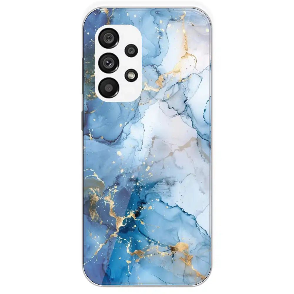 Blue Marble - Printed Silicone Case For Samsung Galaxy A73