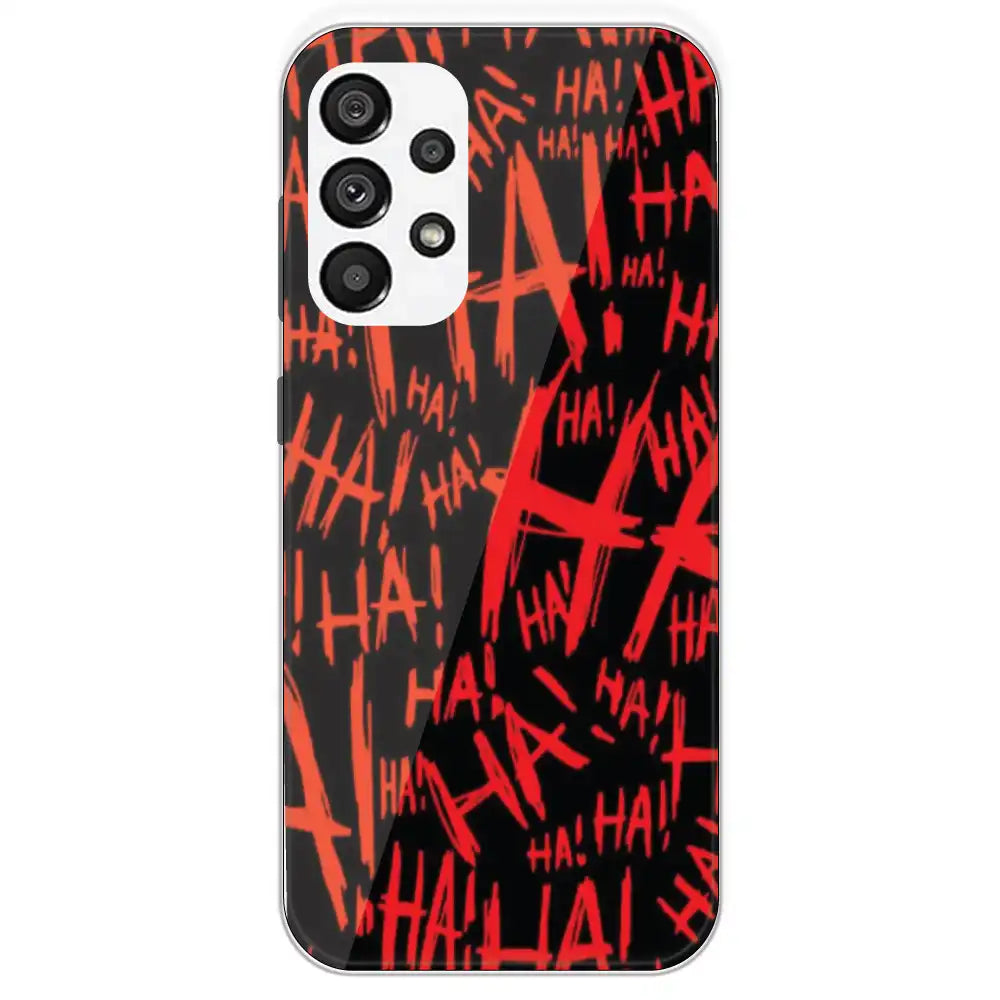 Ha ! - Printed Silicone Case For Samsung Galaxy A73