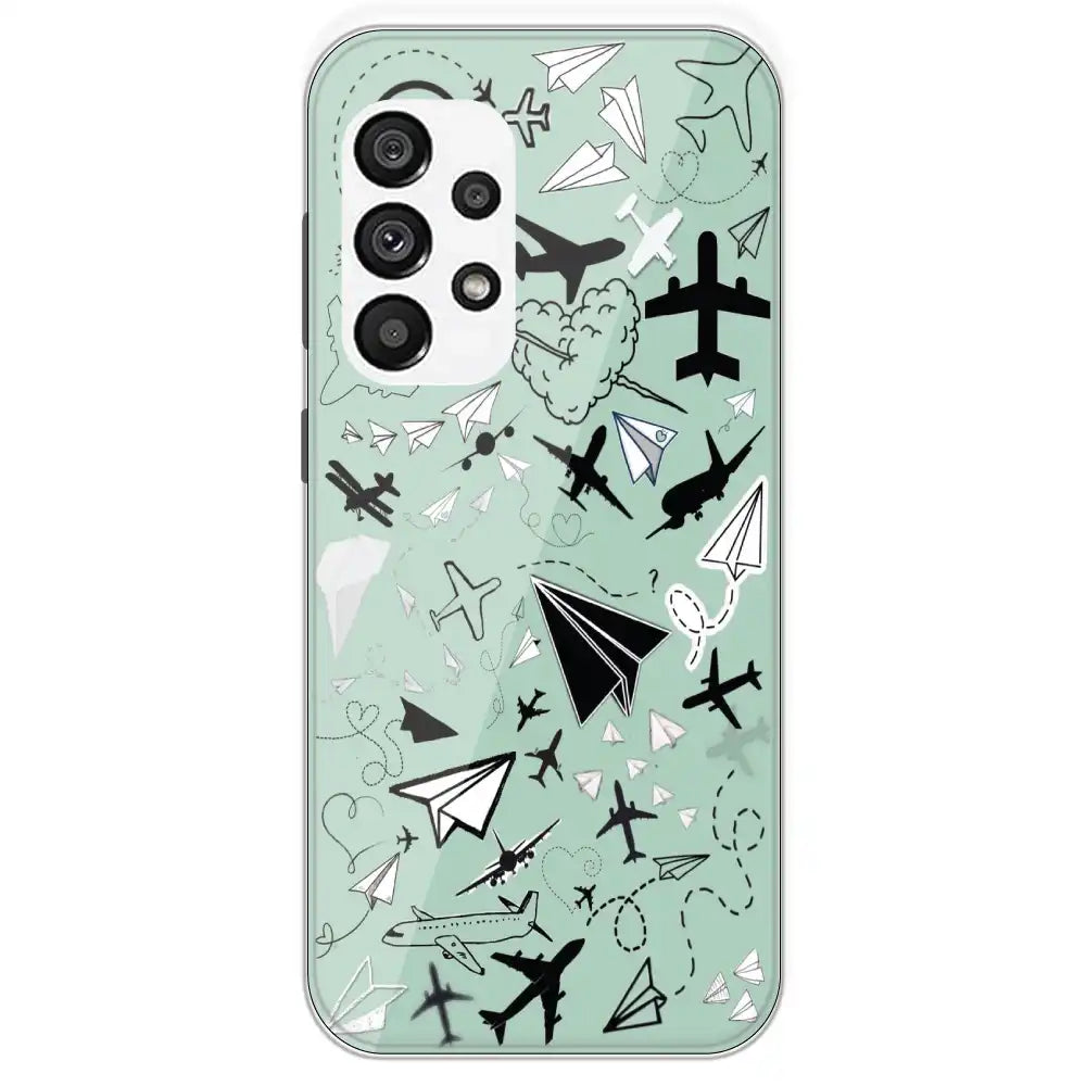 Planes - Printed Silicone Case For Samsung Galaxy A73