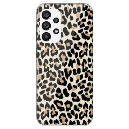Leopard Print - Printed Silicone Case For Samsung Galaxy A73