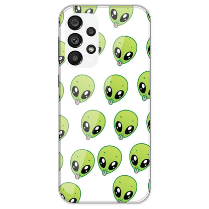 Alien - Clear Printed Silicone Case For Samsung Galaxy A73