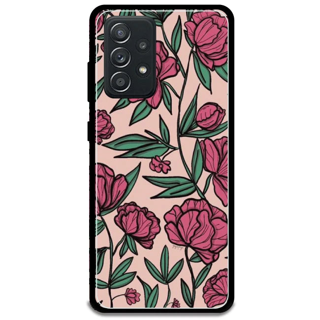 Pink Roses - Armor Case For Samsung Models Samsung Galaxy A52 5G