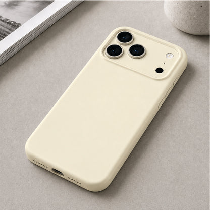 Vanilla Liquid Silicone Case For Apple iPhone Models