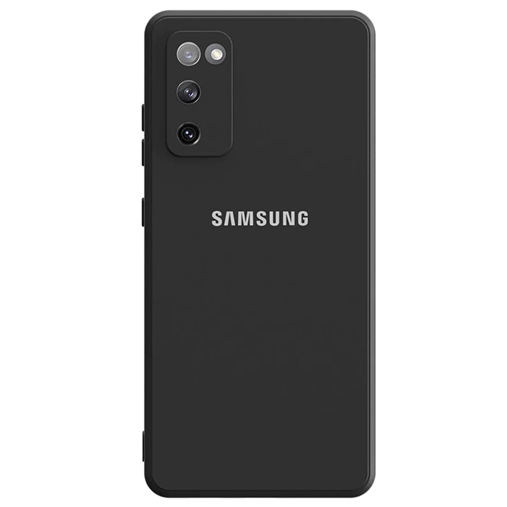 Black Liquid Silicon Case For Samsung Models