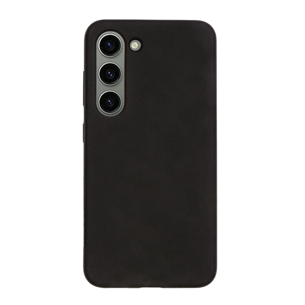 Black Liquid Silicon Case For Samsung Models