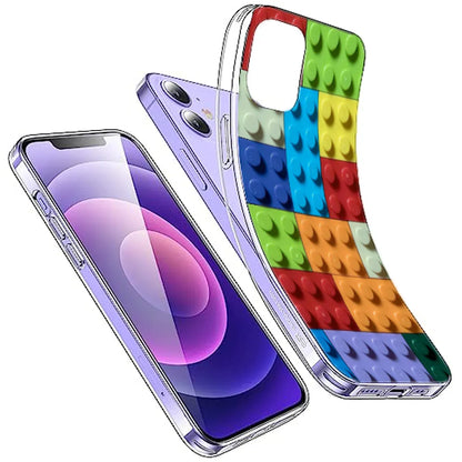 3D Brick Texture - Printed Silicone Case For Apple iPhone Infographic