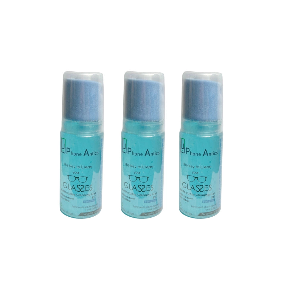 Mobile Screen Cleaning Gel With Microfiber Cloth- Aqua Breeze