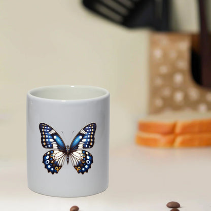 Blue Butterfly - Mug Infographic