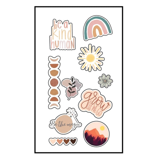 Boho Themed Stickers