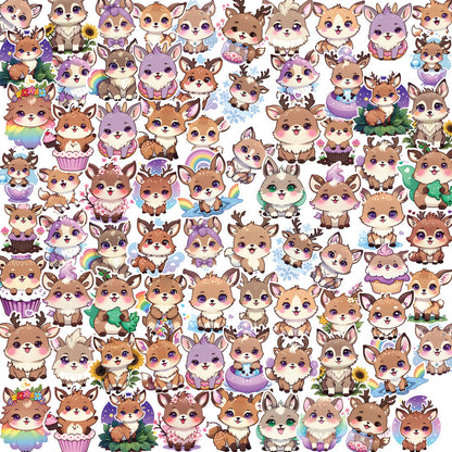 Deer Sticker Bundle – 41 Waterproof Aesthetic Stickers