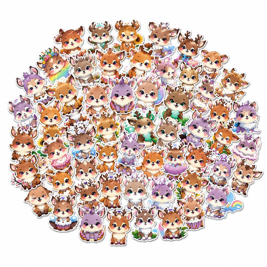 Deer Sticker Bundle – 41 Waterproof Aesthetic Stickers