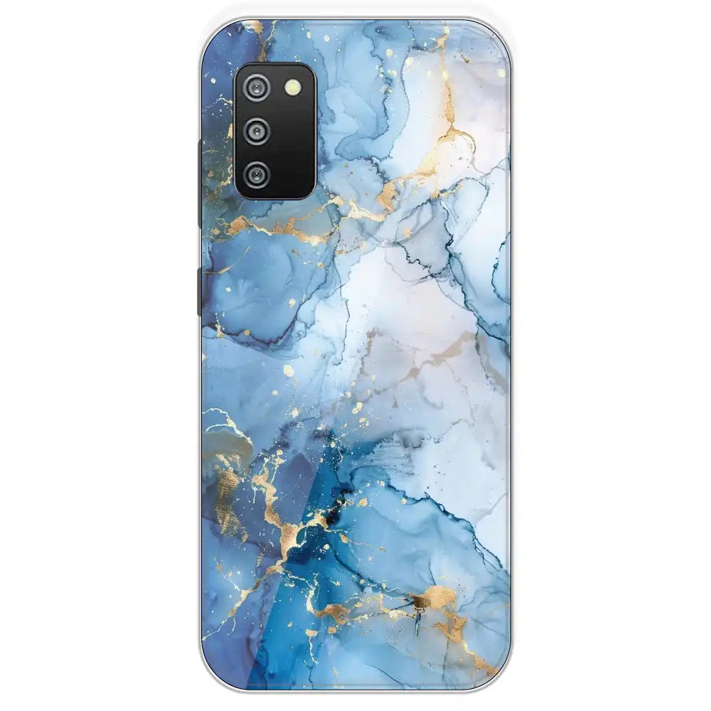 Blue Marble - Printed Silicone Case For Samsung Galaxy F02