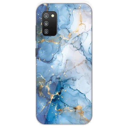 Blue Marble - Printed Silicone Case For Samsung Galaxy F02