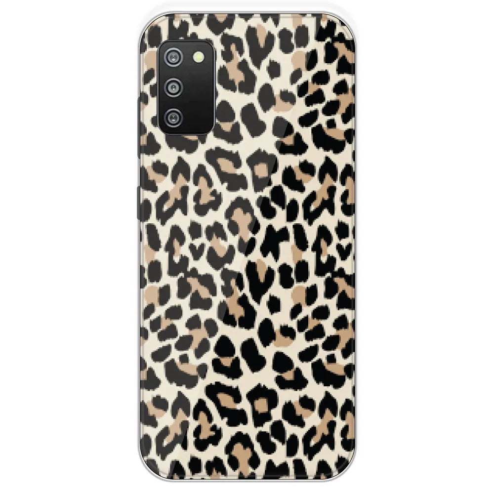 Leopard Print - Printed Silicone Case For Samsung Galaxy F02