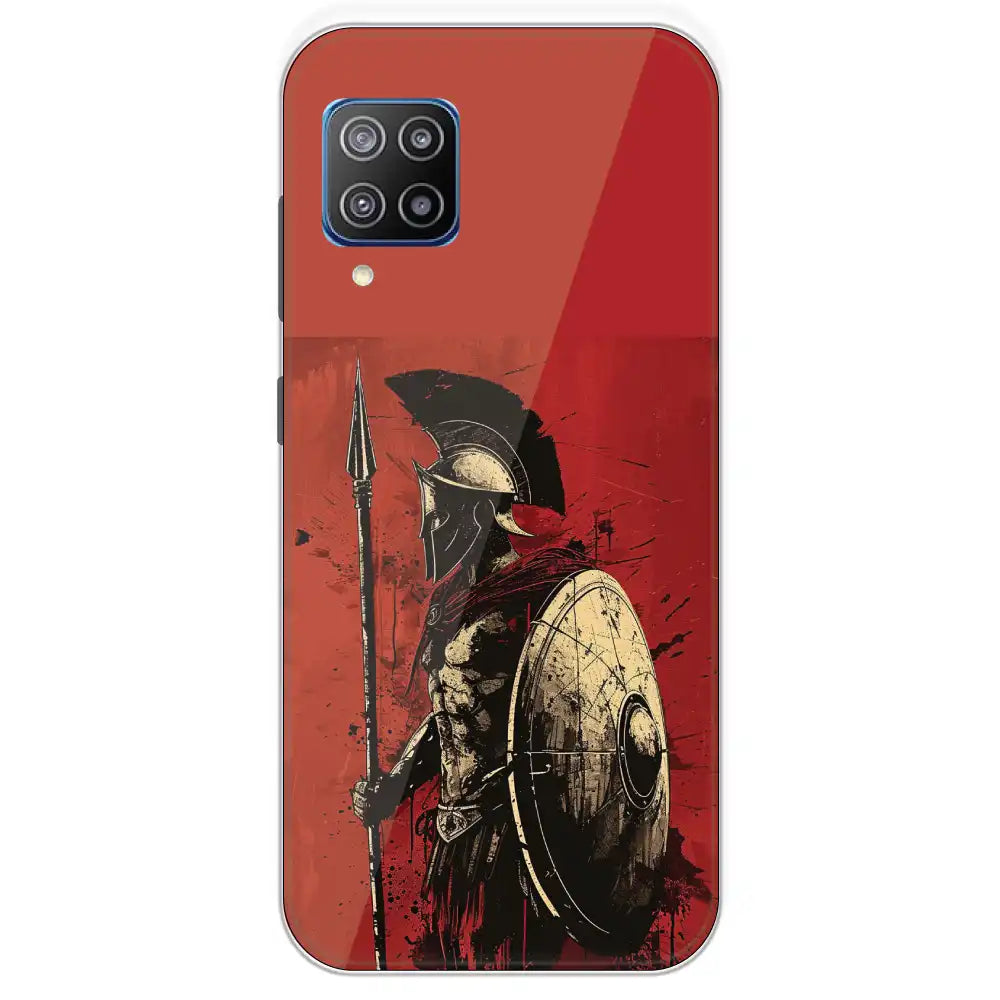 War - Printed Silicone Case For Samsung Galaxy F12
