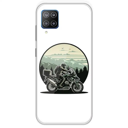 Biker - Printed Silicone Case For Samsung Galaxy F12