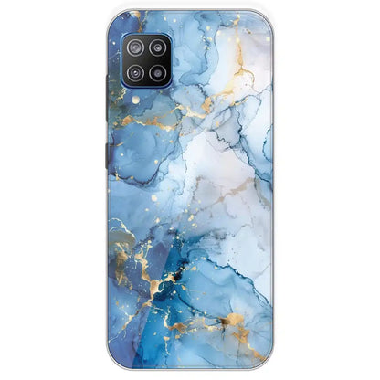 Blue Marble - Printed Silicone Case For Samsung Galaxy F12