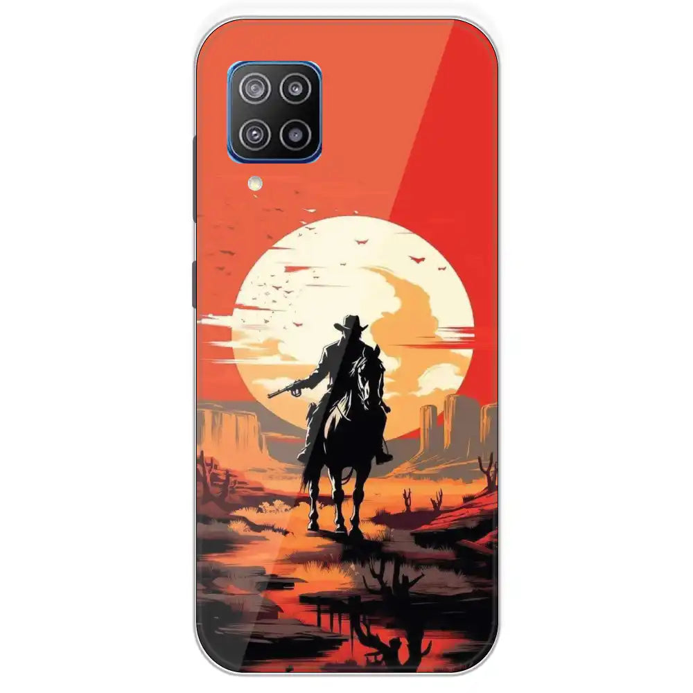 Cowboy - Printed Silicone Case For Samsung Galaxy F12