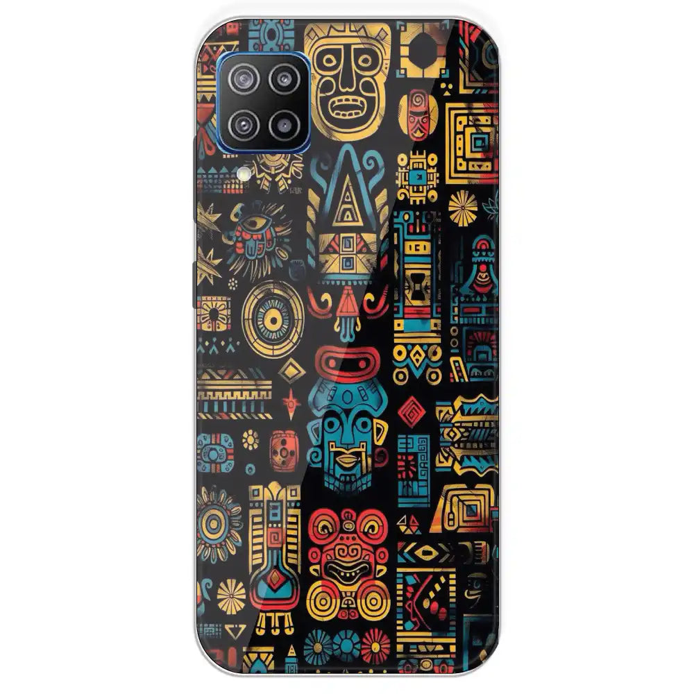 Modern Art - Printed Silicone Case For Samsung Galaxy F12