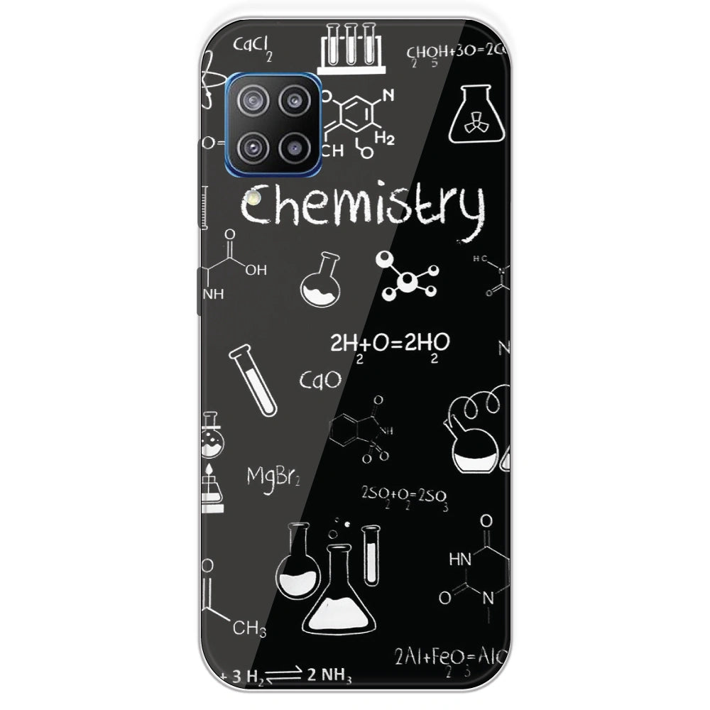 Chemistry - Printed Silicone Case For Samsung Galaxy F12