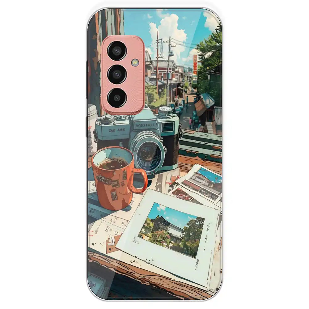 Vintage Camera Travel Vibes - Printed Silicone Case For Samsung Galaxy F13