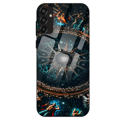 Celestial Star Compass - Glass Case For Samsung Galaxy F13