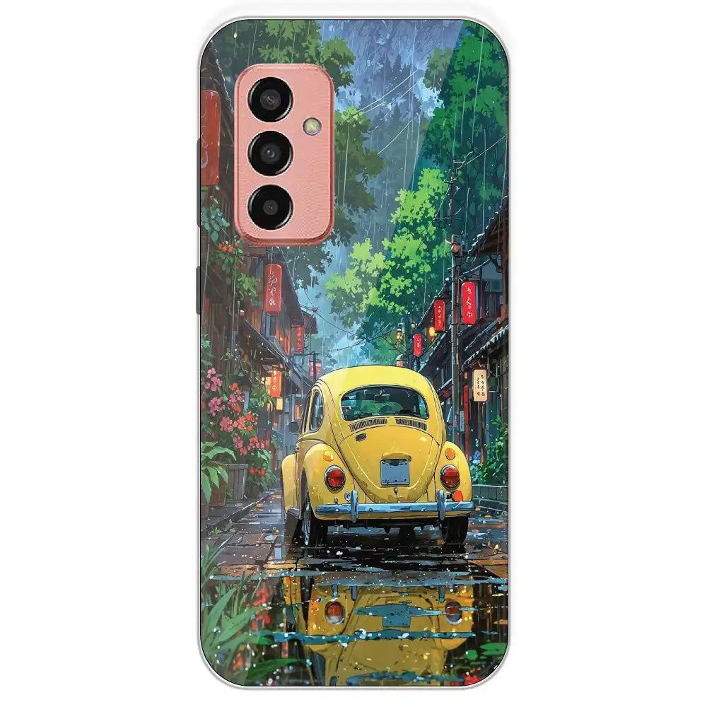 Yellow Bettle - Printed Silicone Case For Samsung Galaxy F13