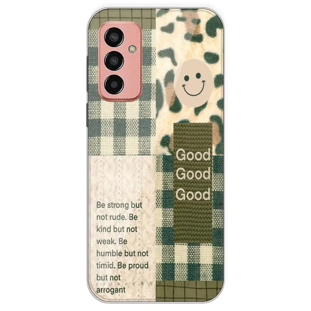 Patchwork Positivity - Printed Silicone Case For Samsung Galaxy F13