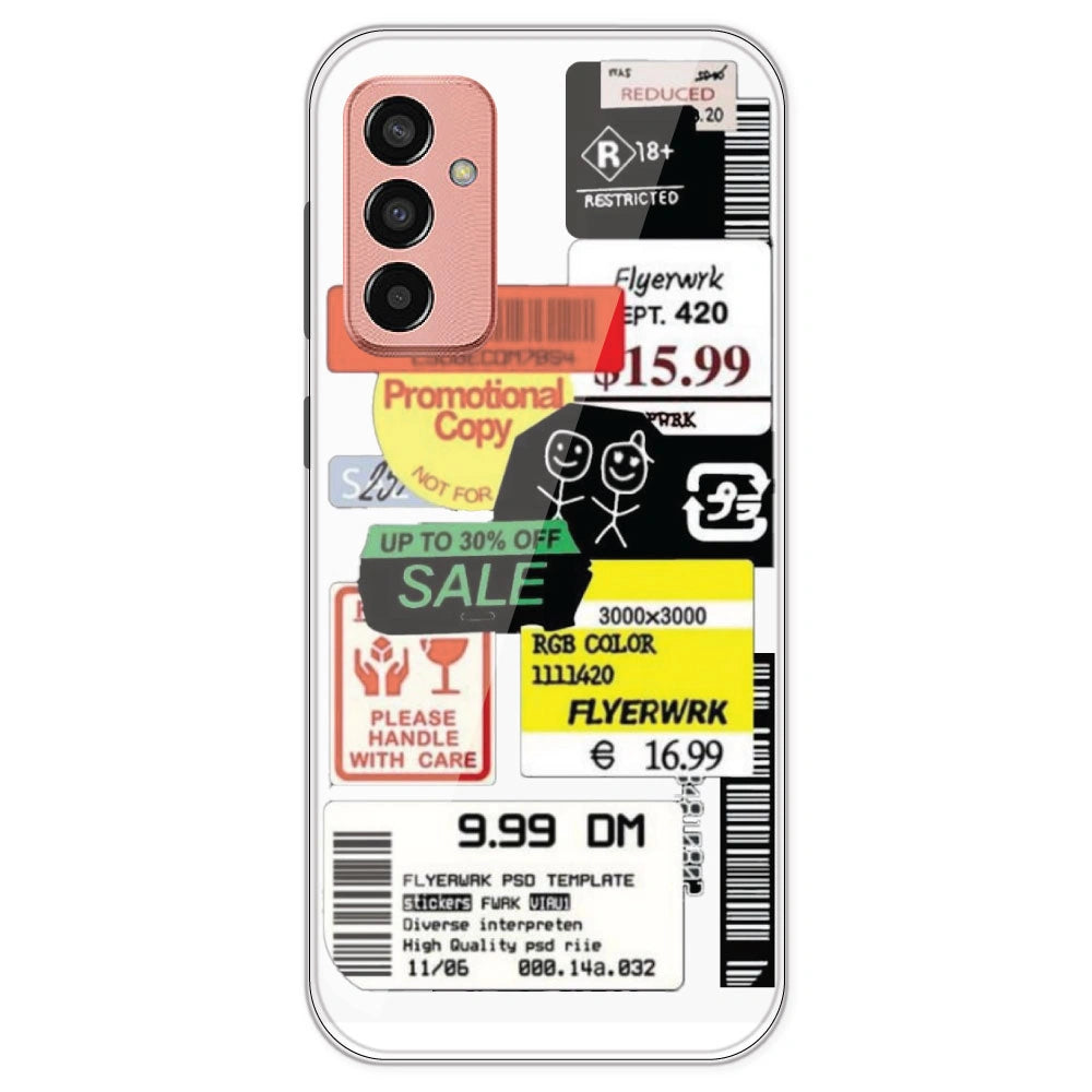 Sales - Clear Printed Silicone Case For Samsung Galaxy F13