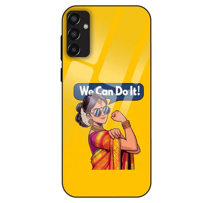 Empowered Woman Art - Glass Case For Samsung Galaxy F13
