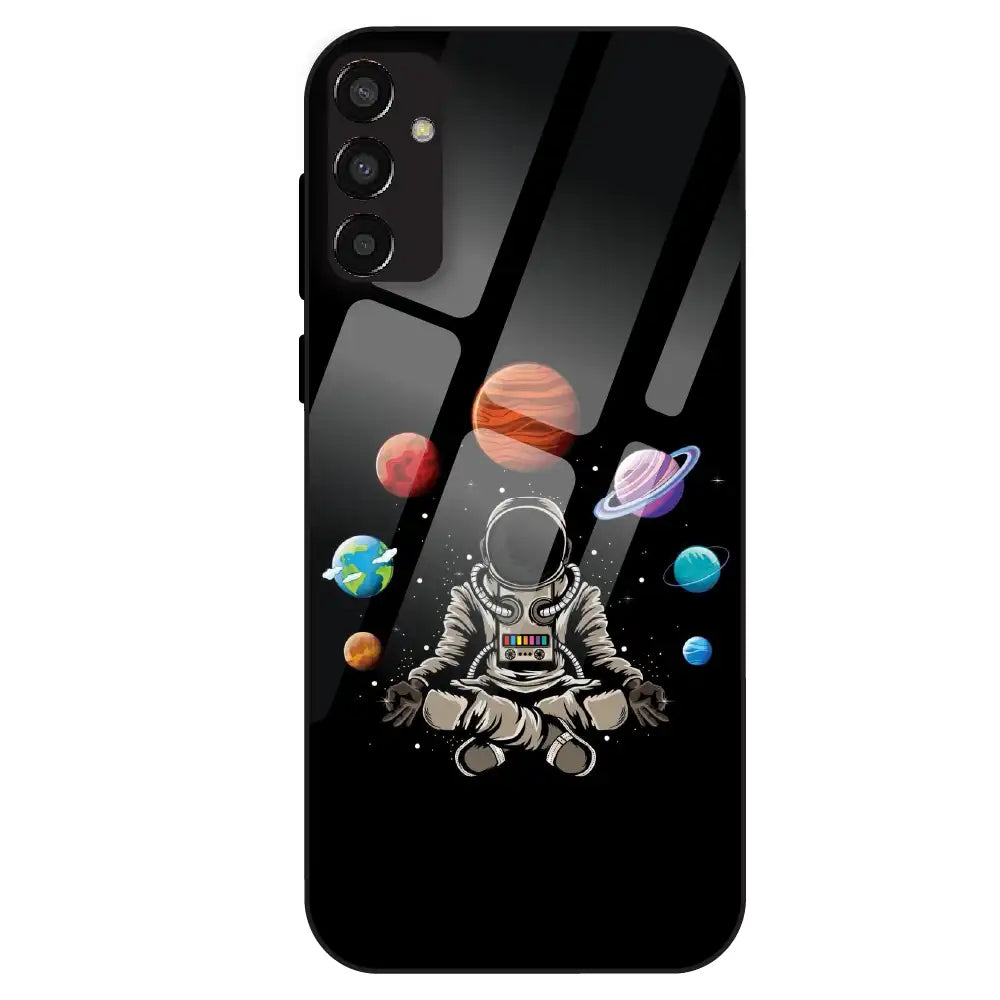 Astronaut Space Vibe - Glass Case For Samsung Galaxy F13