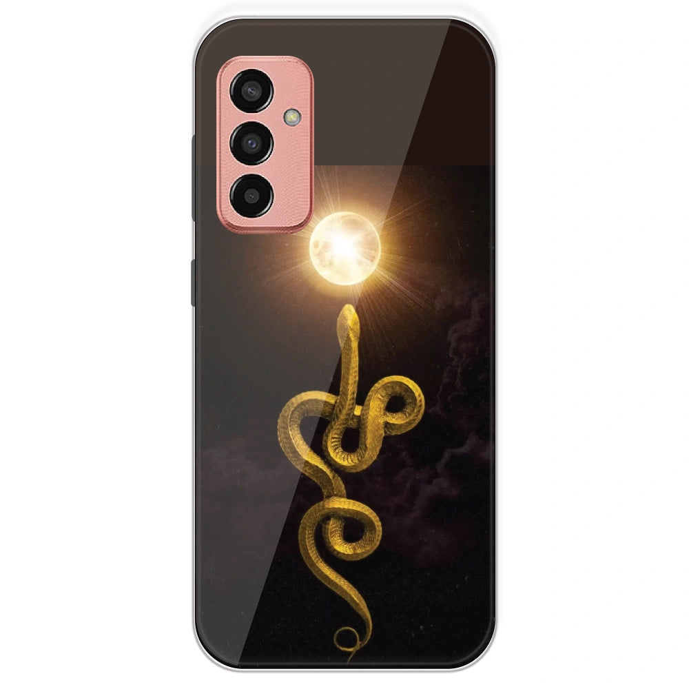 Golden Serpent - Printed Silicone Case For Samsung Galaxy F13