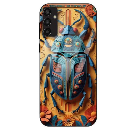 Royal Scarab Art - Glass Case For Samsung Galaxy F13