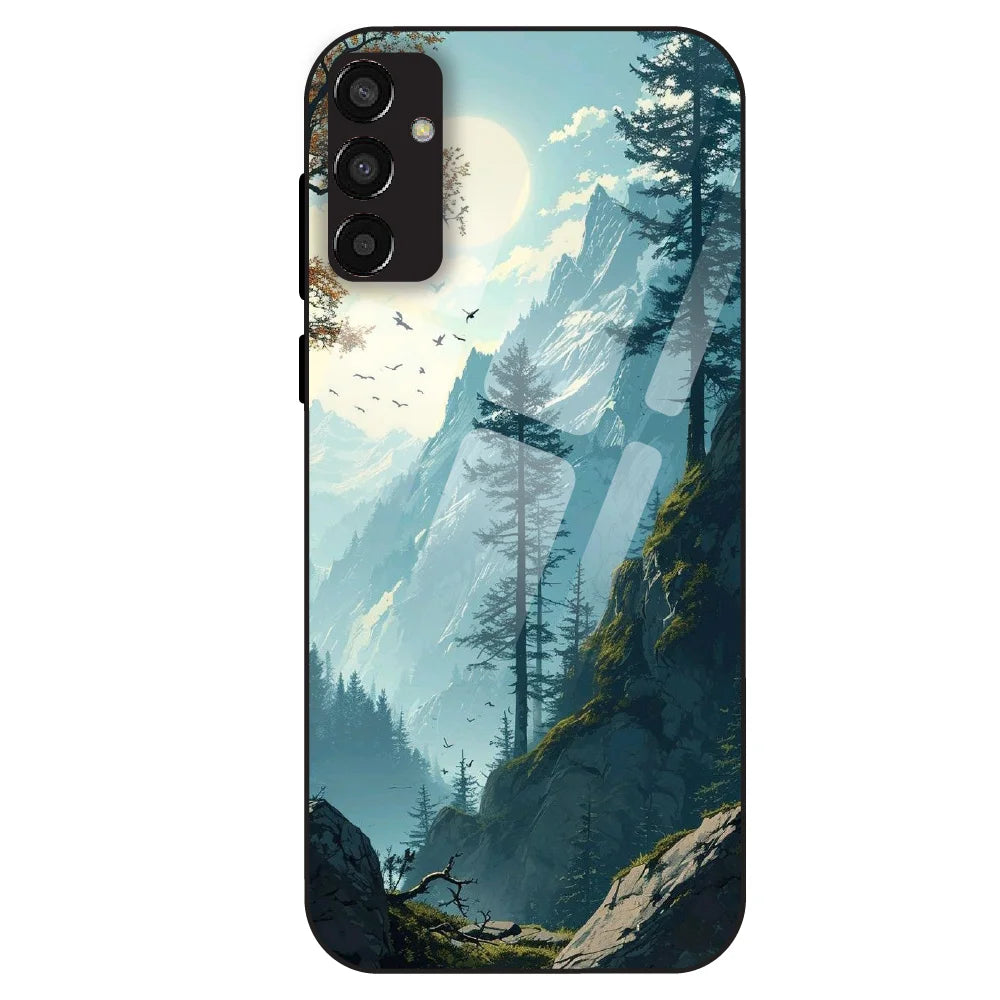 Mountain Landscape - Glass Case For Samsung Galaxy F13