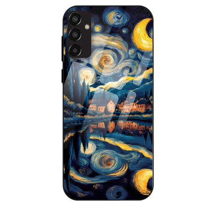 Starry Night Dreamscape - Glass Case For Samsung Galaxy F13