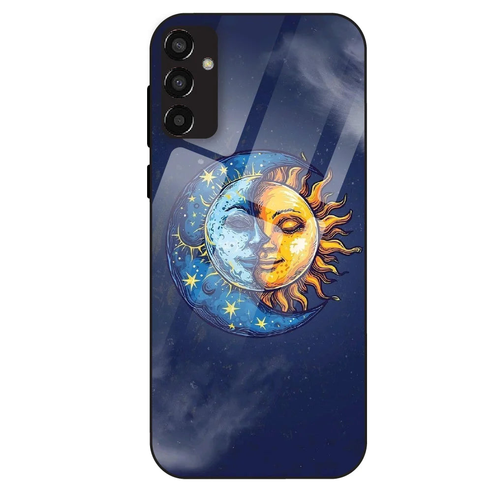 Celestial Eclipse Art - Glass Case For Samsung Galaxy F13