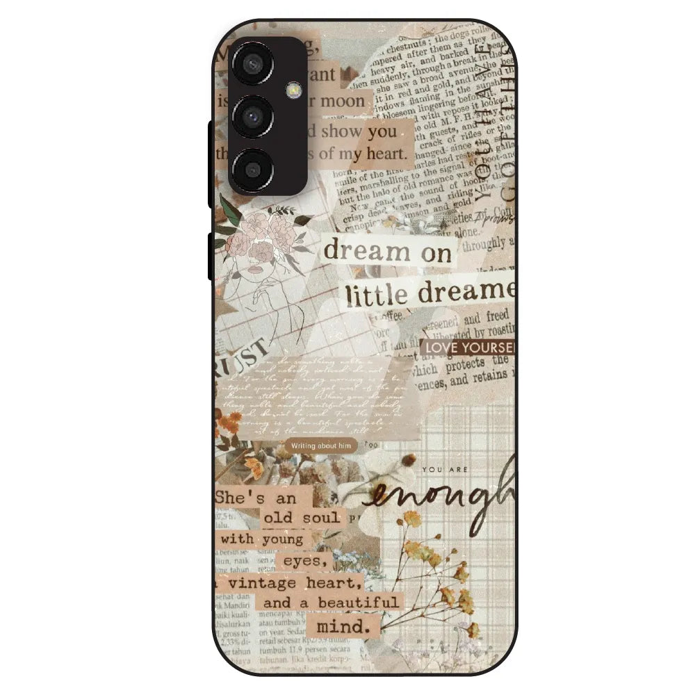Vintage Quote - Glass Case For Samsung Galaxy F13