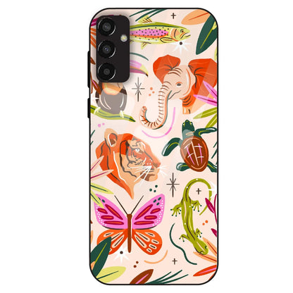 Wild Jungle Creatures - Glass Case For Samsung Galaxy F13