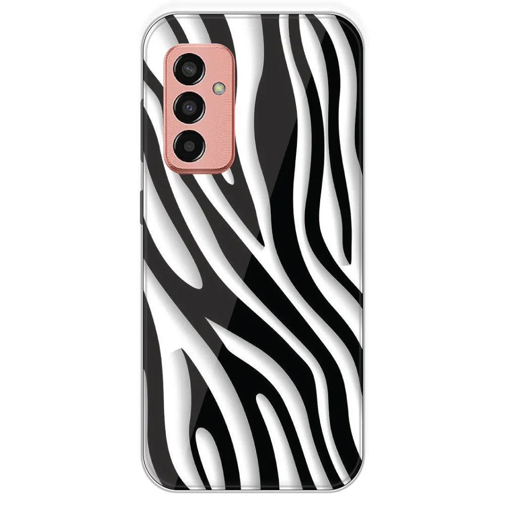 Zebra Print - Printed Silicone Case For Samsung Galaxy F13