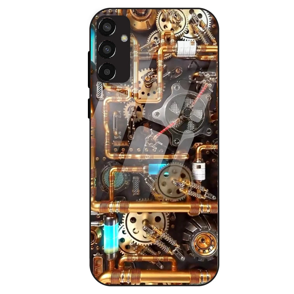 Steampunk Gear - Glass Case For Samsung Galaxy F13