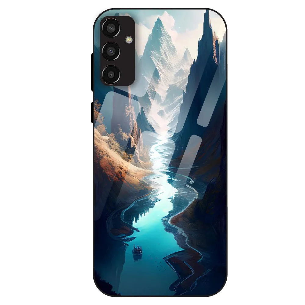 Mystic Valley River - Glass Case For Samsung Galaxy F13